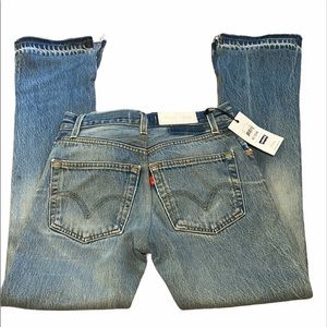 NWT RE/DONE Levi's Elsa Blue Wash Bootcut Denim Jeans 24
